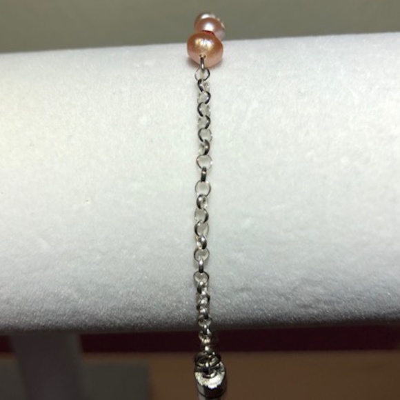 SS Fresh Water Pearl Bracelet - Picture 2 of 4